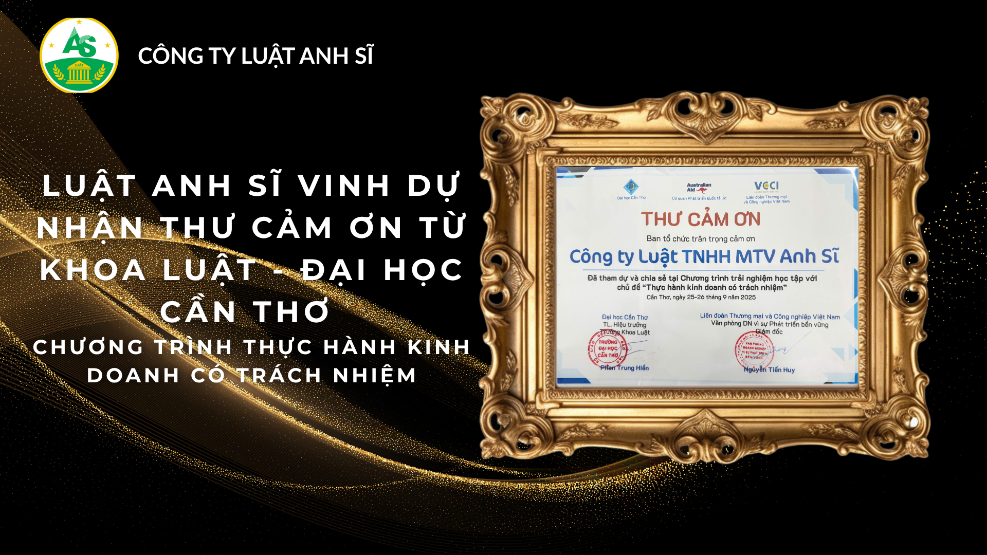 Công ty Luật Anh Sĩ và Khoa Luật - Đại học Cần Thơ