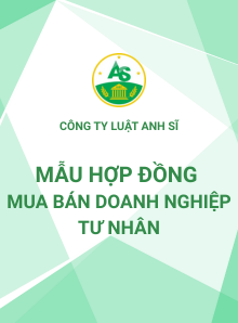Mẫu Hợp đồng mua bán doanh nghiệp tư nhân