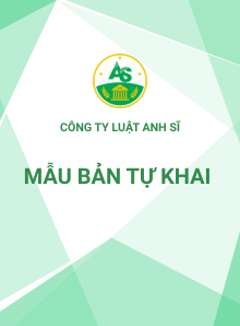 Mẫu Bản tự khai (Sử dụng trong tố tụng tại Tòa án)