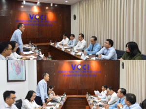 Luật sư Trần Văn Sĩ và đại diện VCCI ĐBSCL tại buổi làm việc chiến lược về hỗ trợ pháp lý doanh nghiệp.